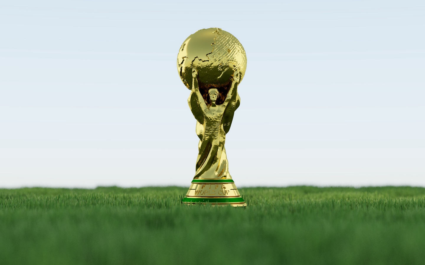 FIFA足球奖杯特写世界杯大屏高清1440x900桌面壁纸